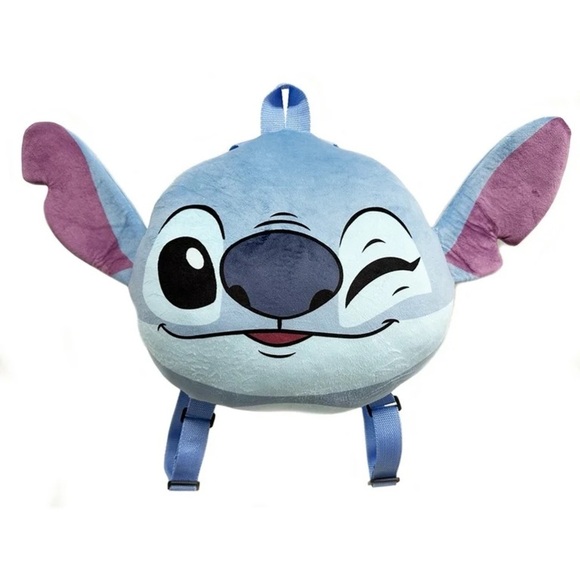 Disney Other - Stitch from Lilo & Stitch Blue Plush Backpack
